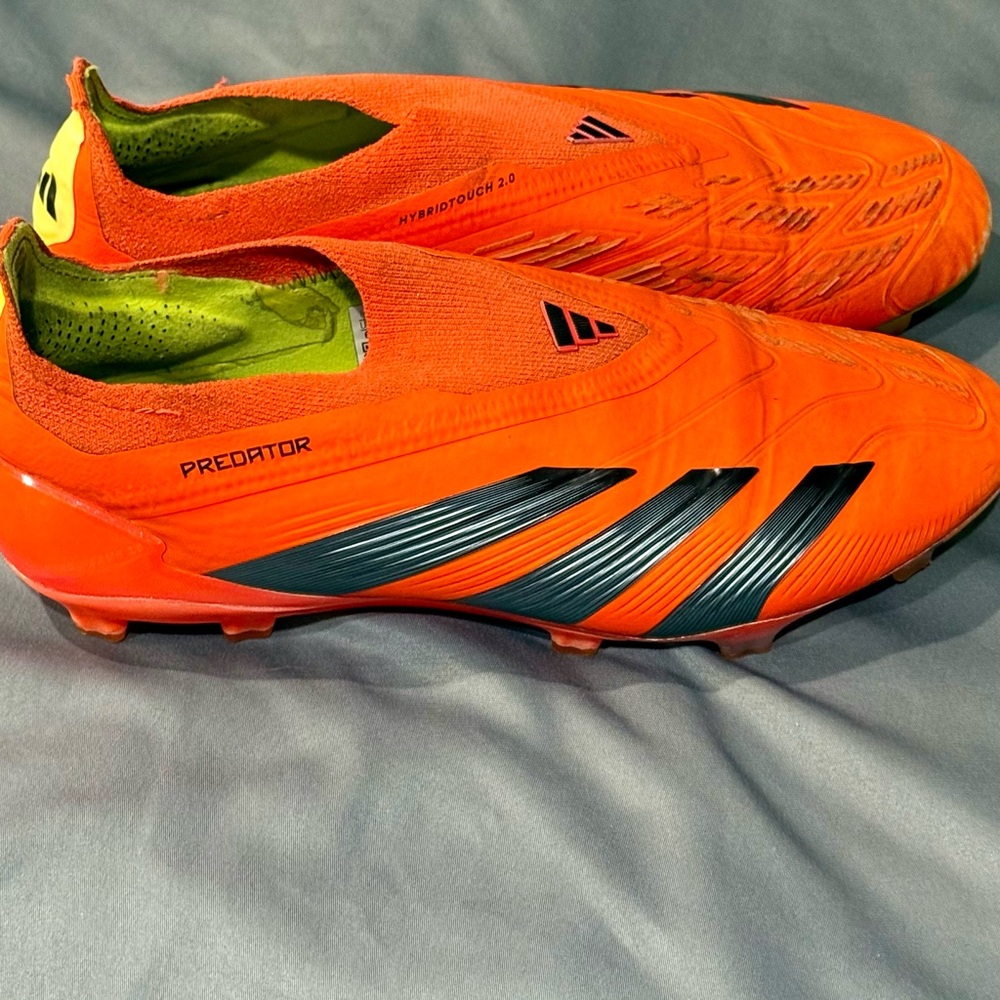 Adidas Predator Elite FG Orange and Black Soccer Cleats
